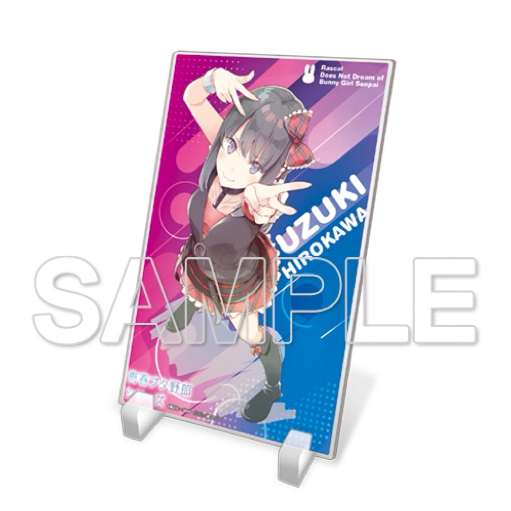 Chân đế Acrylic Uzuki-Bother Bunny Girl Senpai Plate-Hirokawa]