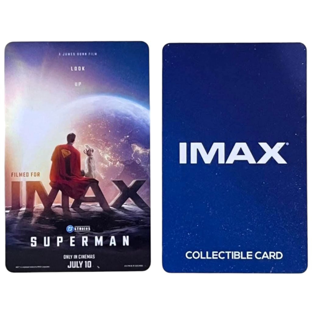Thẻ sưu tập IMAX Superman 2025 Major Cineplex 2025 DC James Gunn