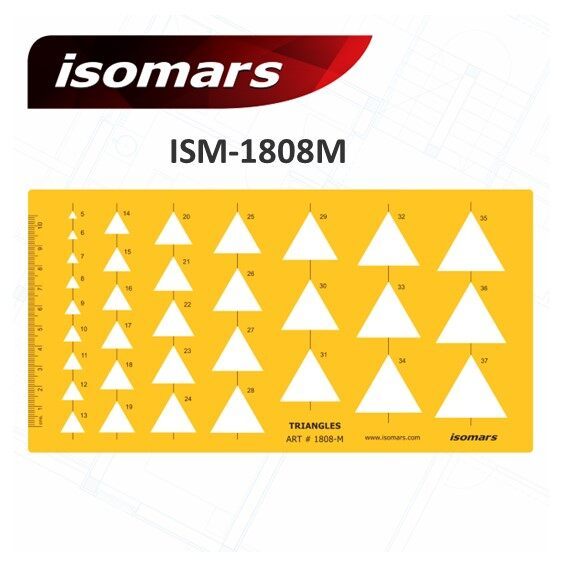 (KTS) Bản mẫu tam giác isomars ism-1808m
