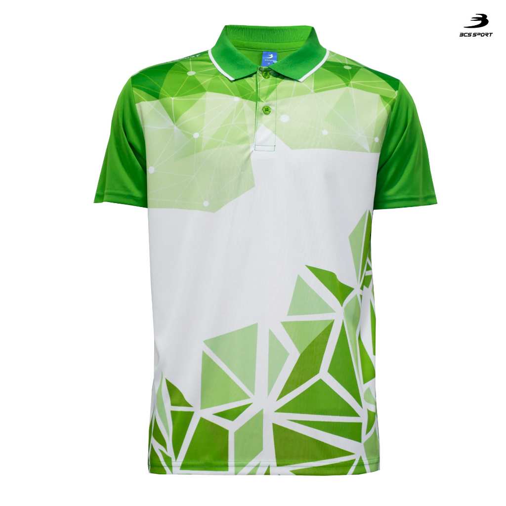 BCS SPORT In / Áo Sơ Mi Thể Thao POLO CỔ Vỏ Thể Thao Xanh UNISEX Vải MICRO PLUS + Mã J9026 / J9028 P