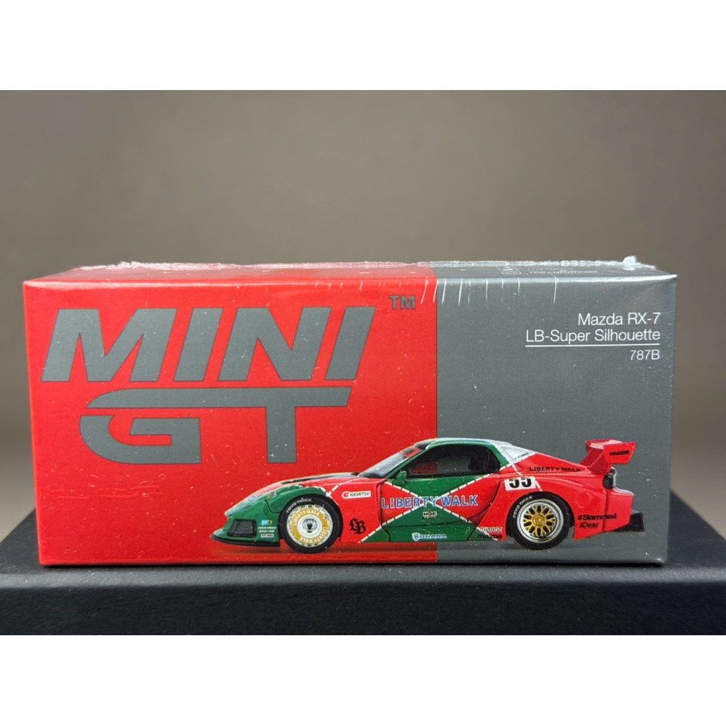 Mazda Rx7 LB Super Silhouette 787B 990 Tỉ lệ 1: 64 Thương hiệu Mini gt
