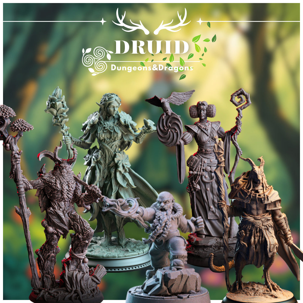 Dnd thu nhỏ Dungeon và rồng DRUID CLASS
