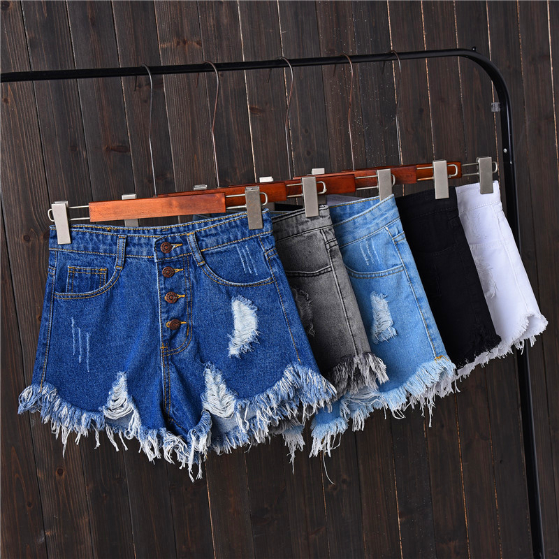 Quần Jean 4 Nút Cao Cấp 5 Màu Size S-5XL Lớn Phong Cách Hàn Quốc 948