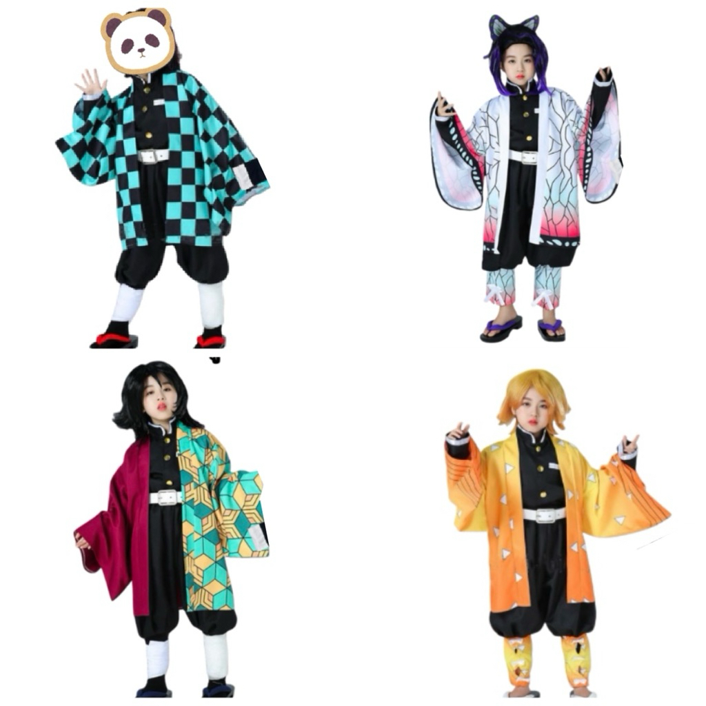Giả Tưởng Bộ Thanh Kiếm Kimetsu No Yaiba Cosplay Demon Slayer Trang Phục Nezuko