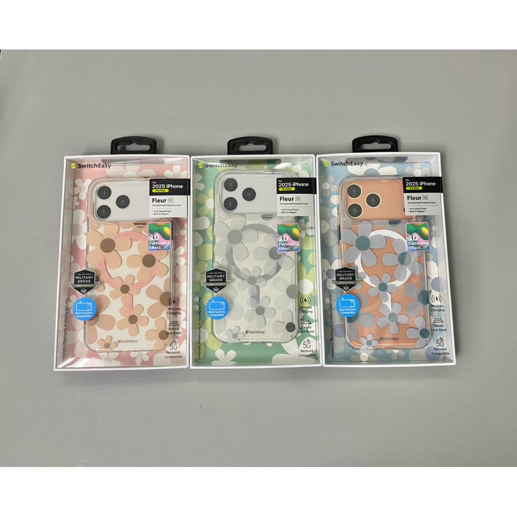 Switch Easy Case Flower Từ tính i17 / 17Pro / 17Air / 17Promax
