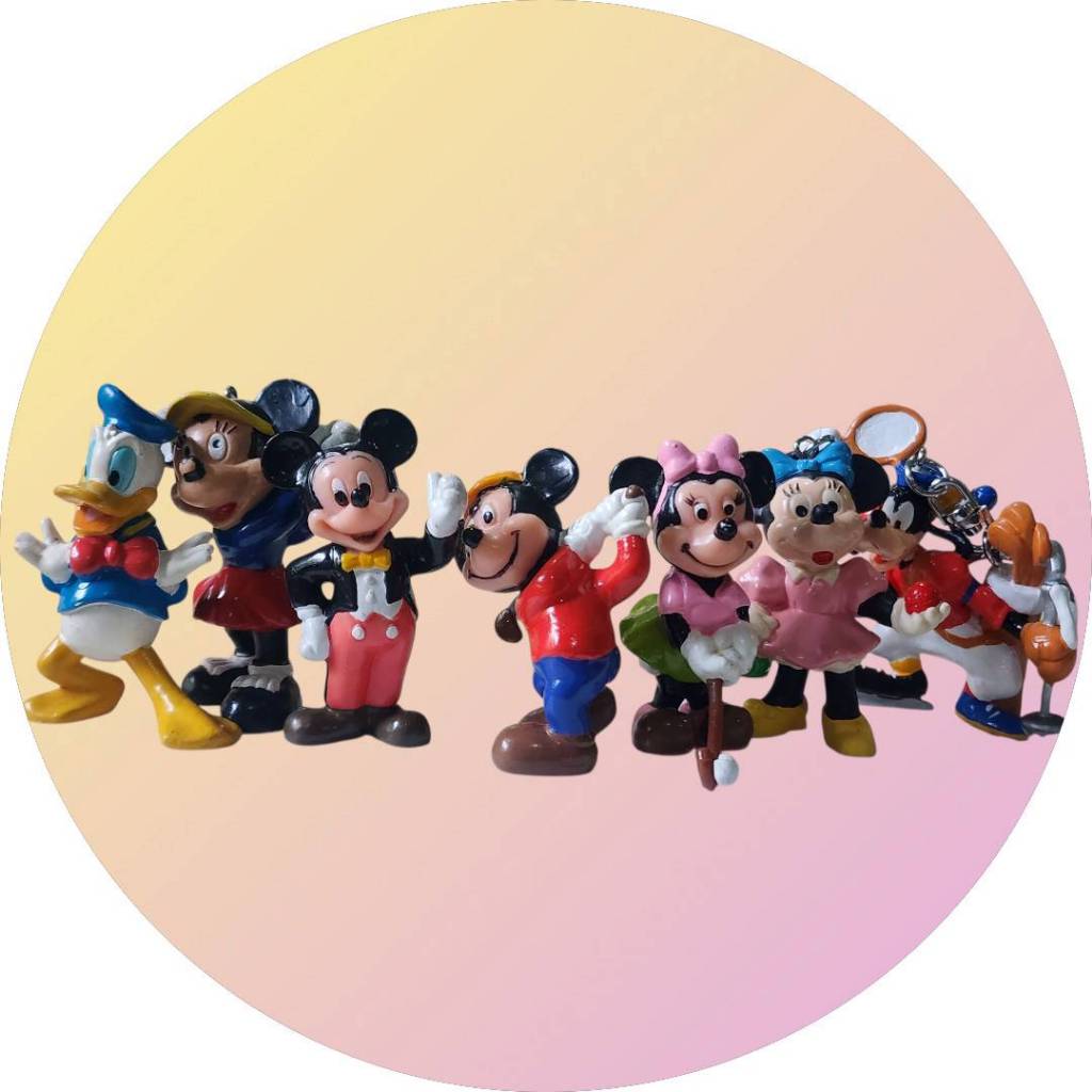 Anime Disney Minnie Hình Pvc Chuột Mickey Donald Vịt Guffy Đồ Chơi Mô Hình Đã Qua Sử Dụng​ (20)