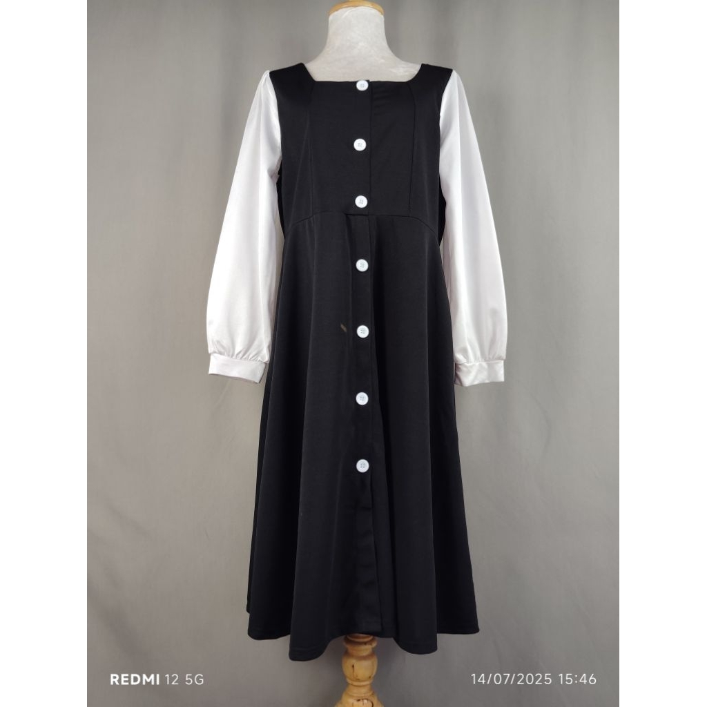 Quần áo dài 3A283 dành cho nữ mũm mĩm Cafe Set Casual Second Hand