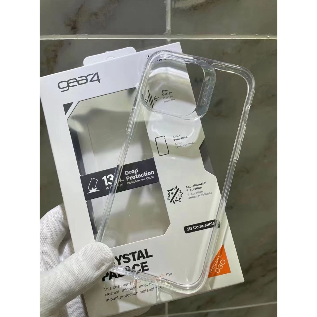Ốp lưng chống sốc trong suốt N110 Gear4 16promax 16plus 16pro / 16 / IP15pm 15pro 15plus13PROMAX / 1