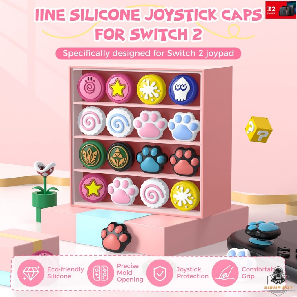 IINE Silicone Analog cho Nintendo Switch 2 (Phiên bản 2025)