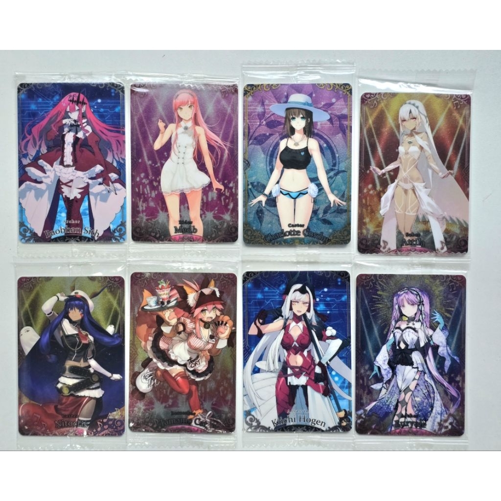 FGO Wafer Card Nhựa Fate Grand Order [FGO] Bandai Thẻ riêng biệt kín mới