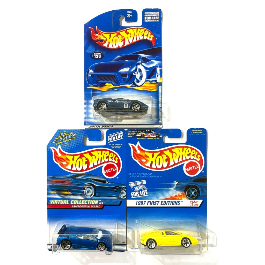 HOT WHEELS Bánh xe nóng | LAMBORGHINI COUNTACH DIABLO ️ Đọc Tuyên bố sản phẩm trước khi đặt hàng. ️|