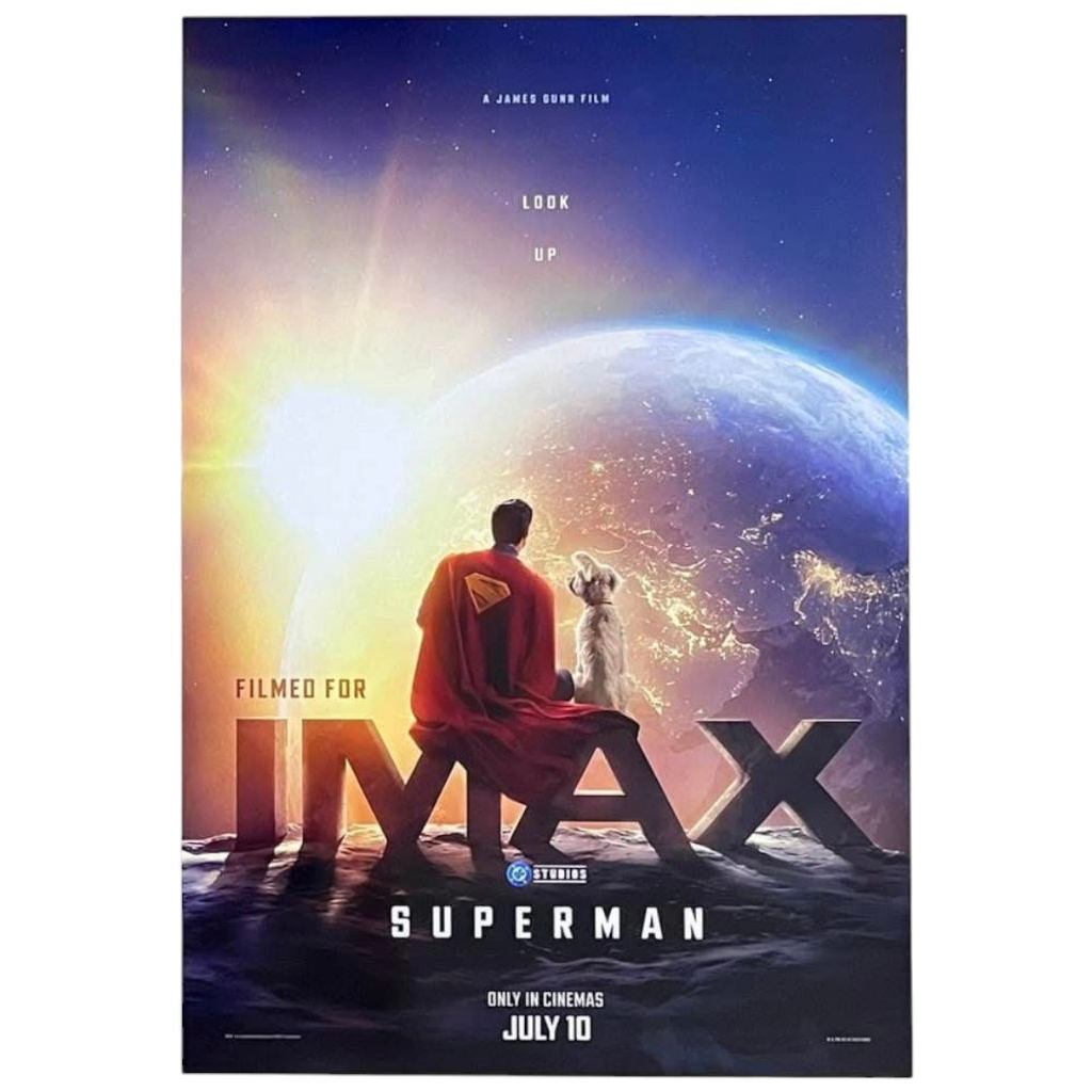 Áp phích IMAX Superman 2025 Chính hãng từ Major Cineplex 2025 DC James Gunn