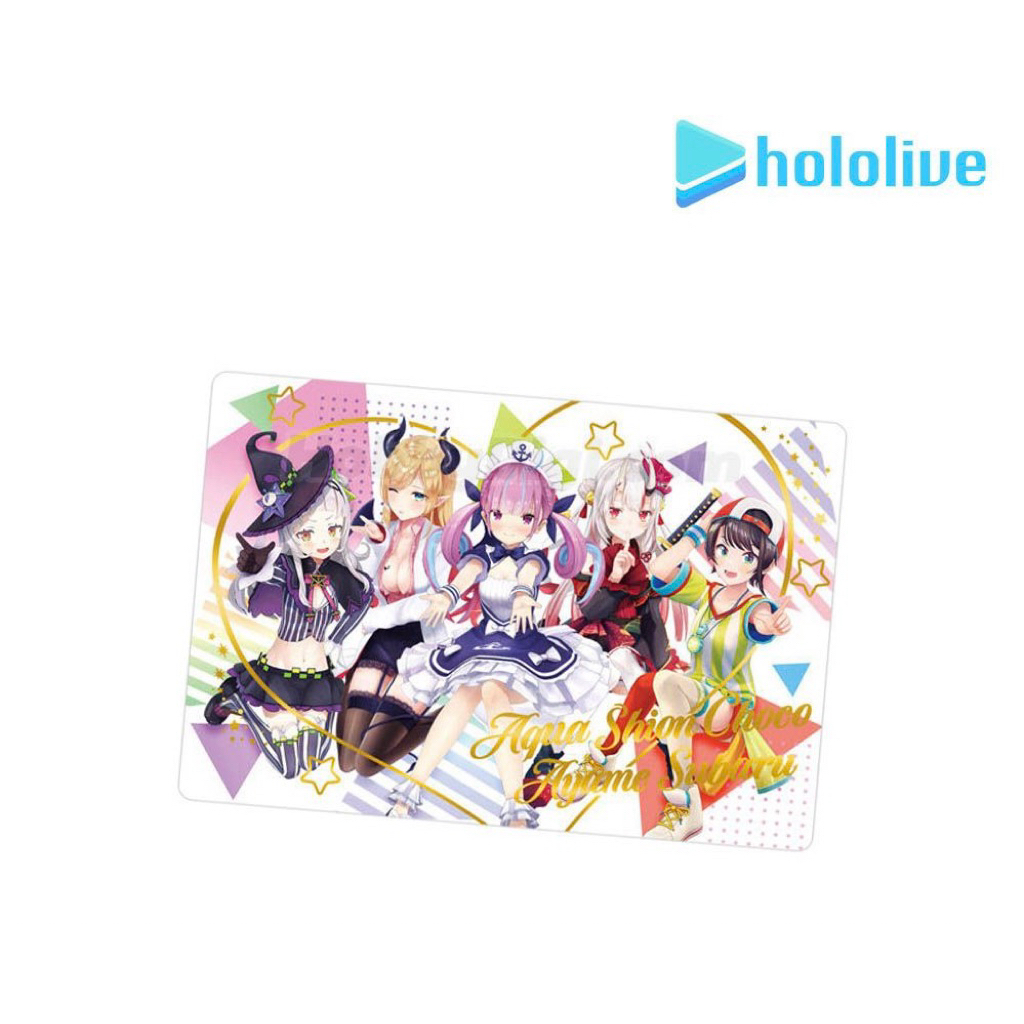 Thẻ nhóm Hololive Wafer số 33 thế hệ thứ 2 (Tem lá vàng)]
