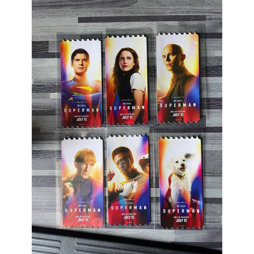 Vé sáng bóng Bộ sưu tập Superman 2025 Chính hãng từ SF Cinema Vé sưu tập 2025 DC James Gunn