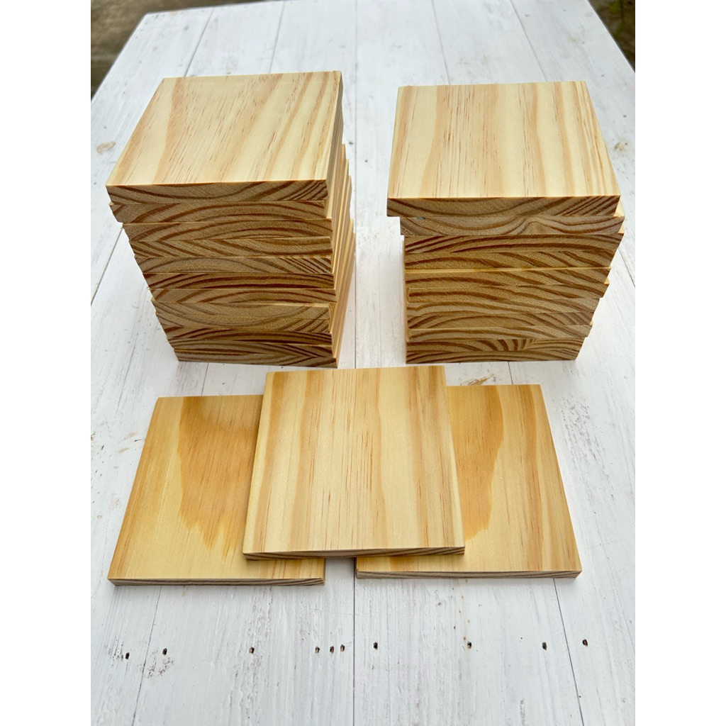 Chiều rộng 10cm. độ dày 1.0 Cm.length 10cm [Gói 10 tờ] / 10 tờ Gỗ Thông Cho Công Việc DIY Không Mắt 