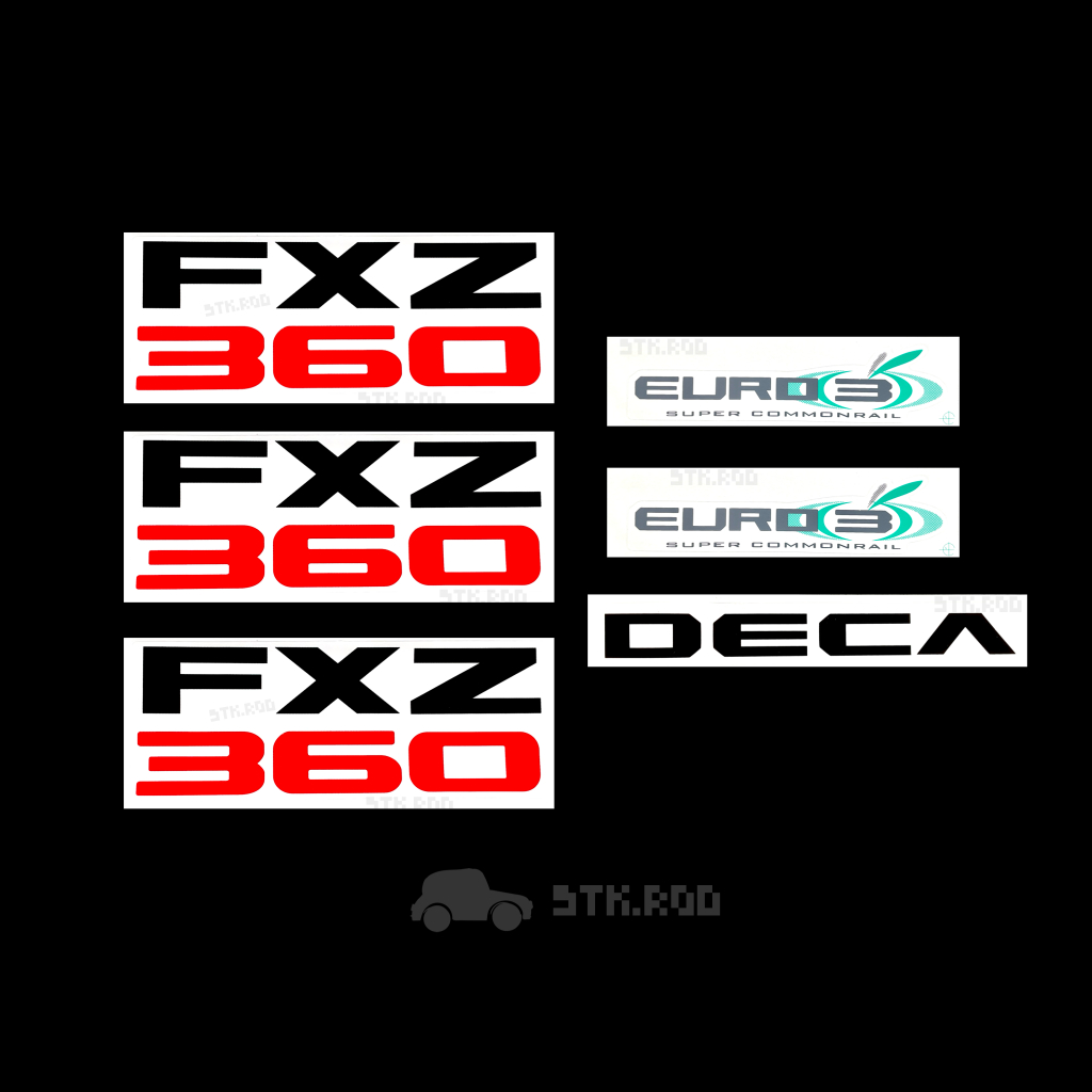 FXZ360 EURO3 DECA STICKER Bộ hoàn chỉnh xe ISUZU 360