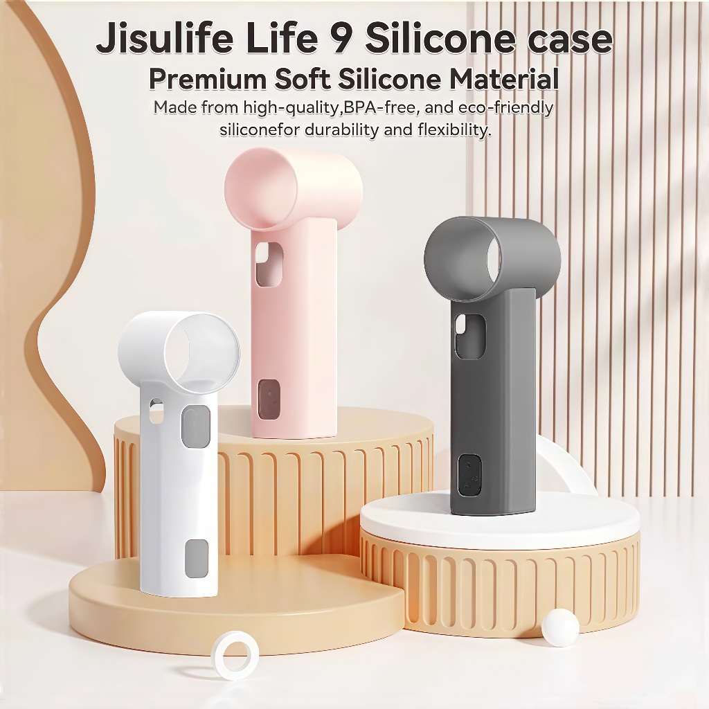 Ốp lưng Jisulife Life 9 Vỏ silicon bảo vệ quạt nhỏ có thể giặt được