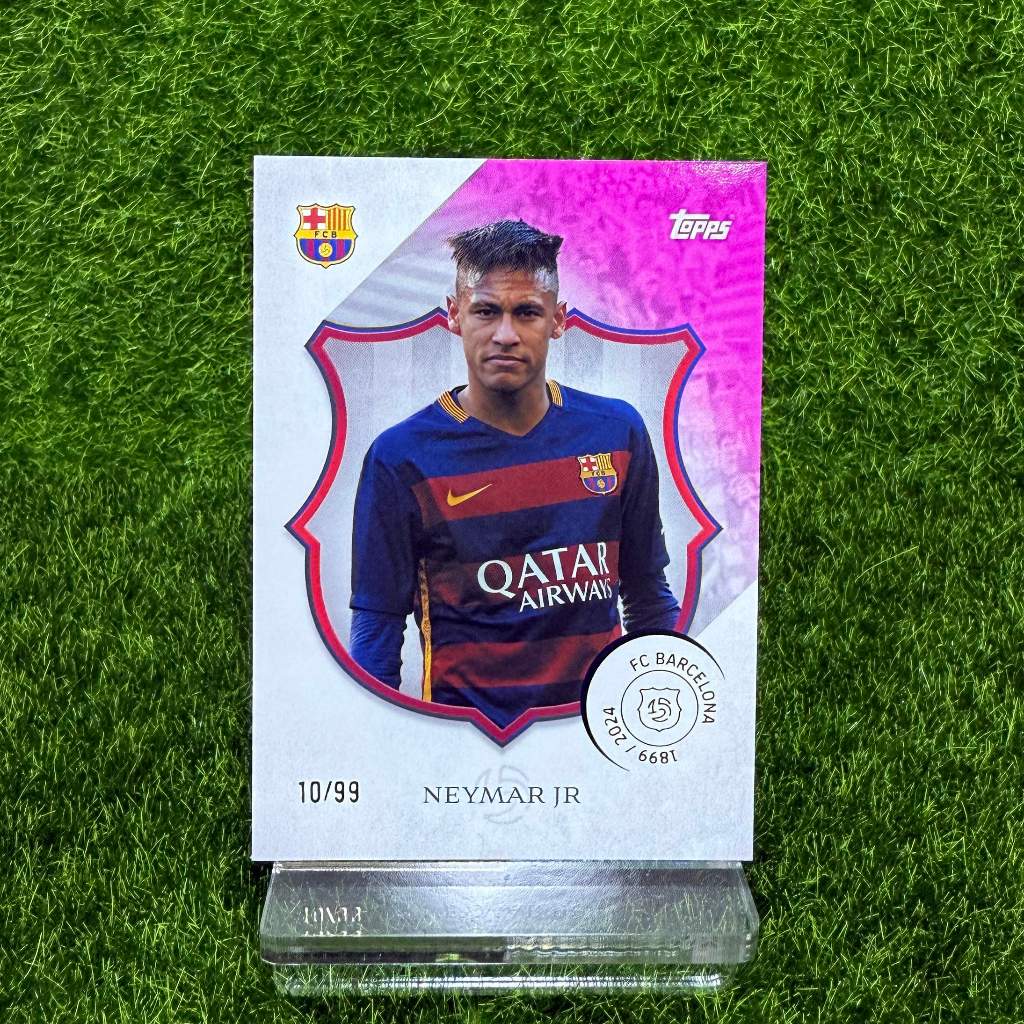 RUN / 99 Neymar Jr. 125 Legacy Pink Topps Barcelona 125 Tuổi 44