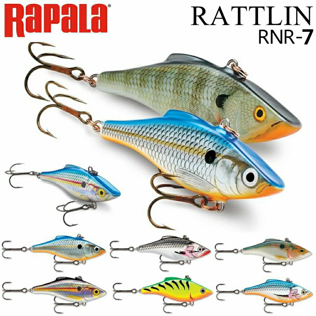 Mồi​Giả​Thiết bị câu cá RAPALA RATTLIN RNR-7 CM SẢN XUẤT TẠI ESTONIA