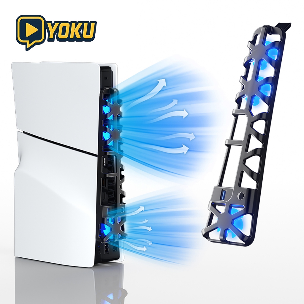 Quạt mỏng PS5 / PS5 mới có cổng USB Máy chơi Game làm mát