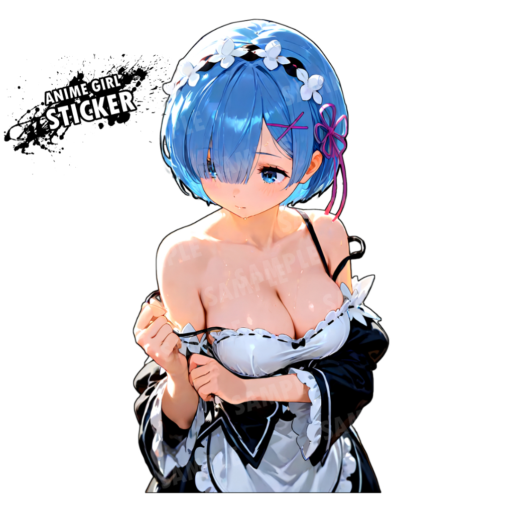 Rem re zero anime Sticker Rezero Reset Life Breaking The Crisis Of Another World Ajji