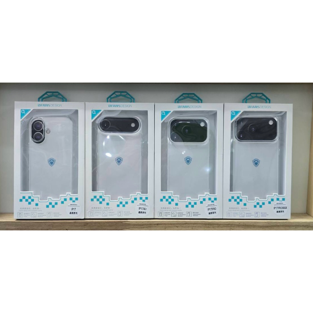Ốp lưng Dfans Hỗ trợ trong suốt i17 / 17Air / 17Pro / 17Promax