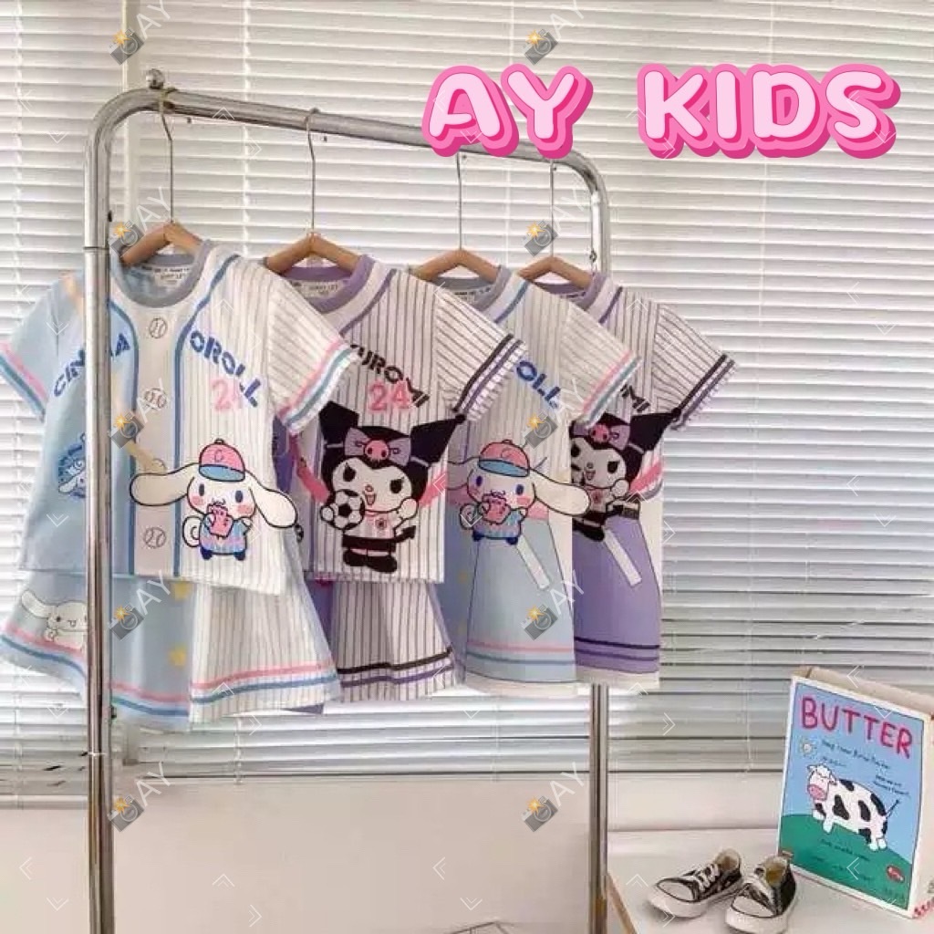 AY108 Bộ áo sơ mi + quần trẻ em siêu dễ thương Thoải mái khi mặc vải mềm Thông gió tốt Bạn có thể đi