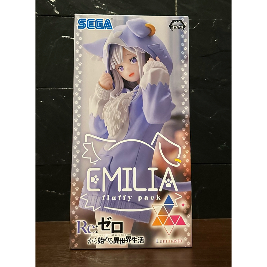 Emilia Re: Zero Starting Life in Another World Luminasta Fluffy Pack Hình