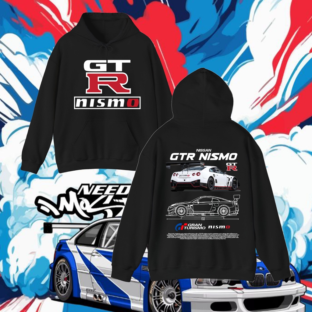 Áo Hoodie nam Nissan GTR Nismo Áo Hoodie thoải mái khi mặc (đen)