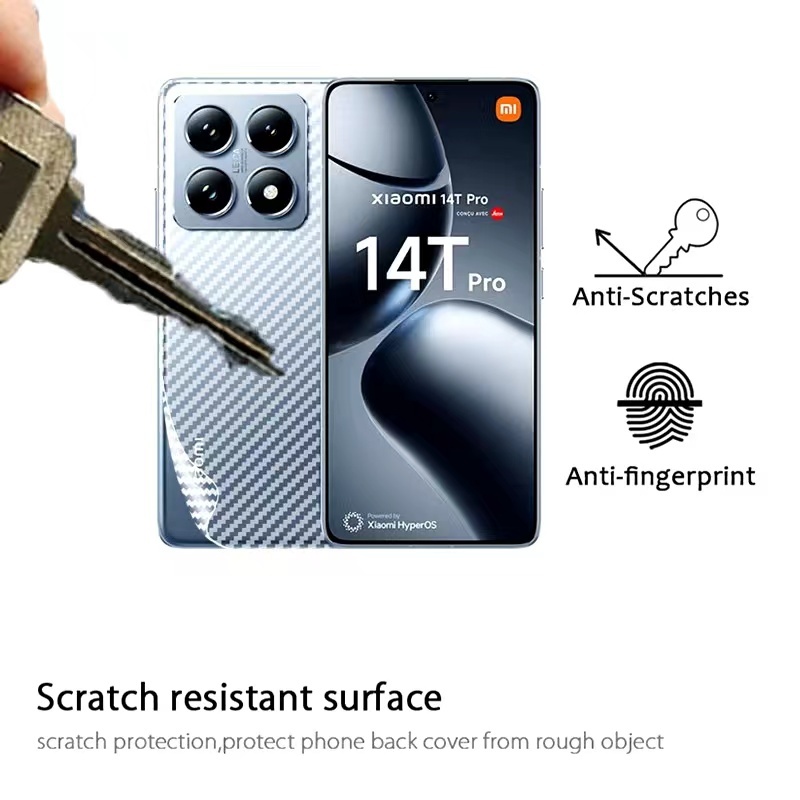 Mi 14T / Mi14T Pro Chính Hãng Model Kevlar Back Film Xiaomi 14T 5G / Xiaomi 14T 5G