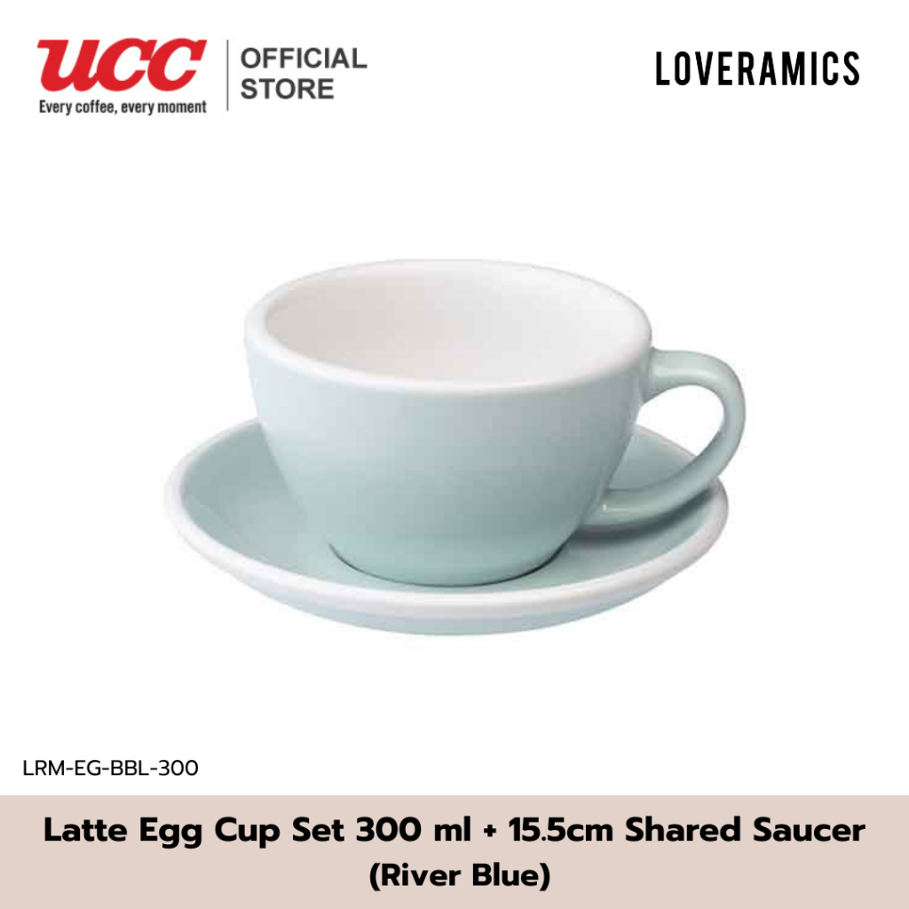 Bộ cốc trứng Loveramics Latte Cà phê gốm 300ml.
