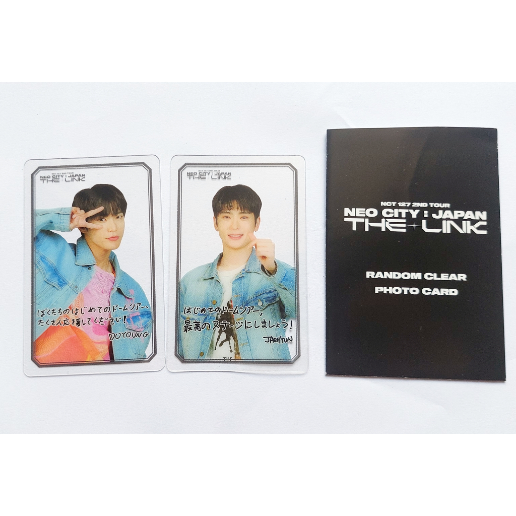 Clear Card Jaehyun Byong Chính thức MD NCT 127 2ND TOUR NEO CITY NHẬT BẢN THE LINK Kpop Doyoung