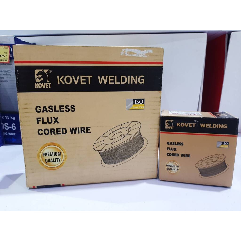 Dây thép (Không Gas) FCW KOVET E71T-GS 0.8x1 Kg. Hàn lõi thông lượng