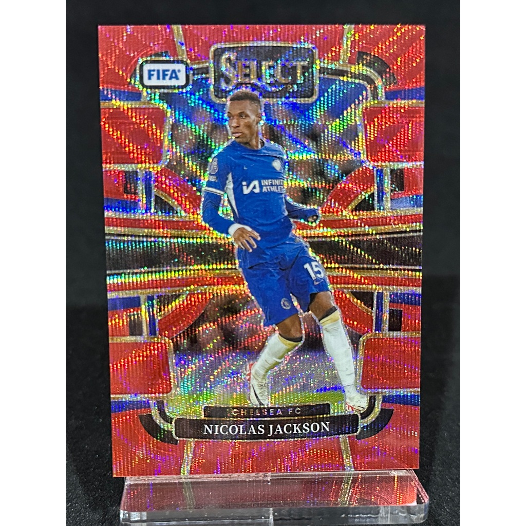 RUN / 149 Nicolas Jackson Red Wave Prizm 5