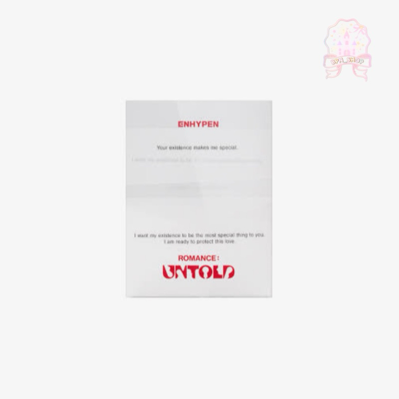 ENHYPEN-ROMANCE: UNTOLD (Album Weverse ver.)