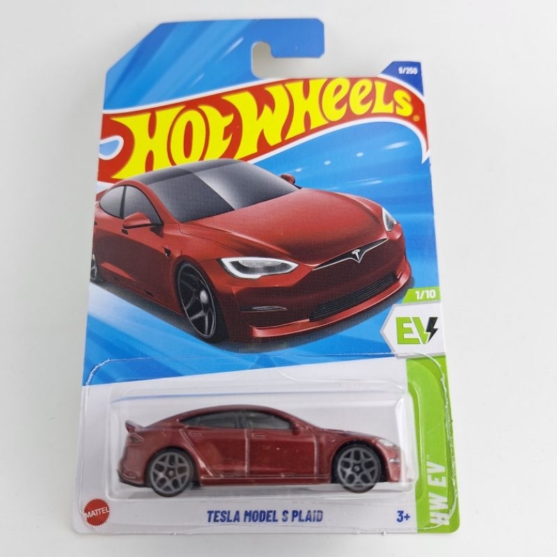 Xe kim loại Hotwheels TESLA MODEL S PLAID (ib40)