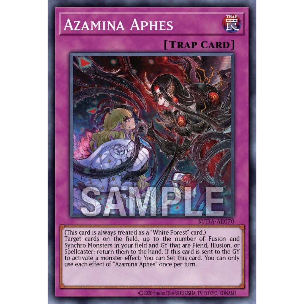 Yugioh Asia-Eng [SUDA-AE070] Thẻ Yugi được cấp phép chính hãng của Azamina Aphes (Common)