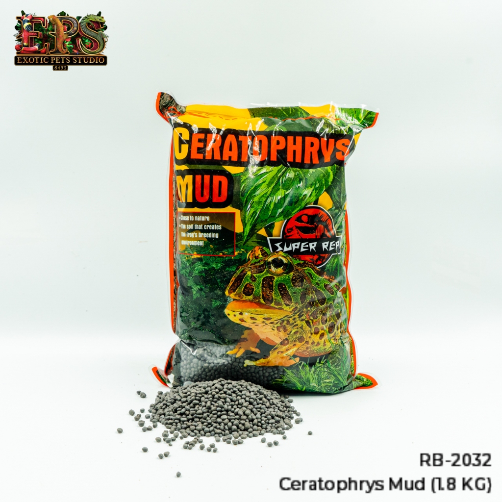 Ceratophrys Bùn Kem Nền Cho Ếch Cua Tôm Vỏ Cá lưỡng cư Size 1.8 Kg. Đất viên Ếch Pacman phù hợp.