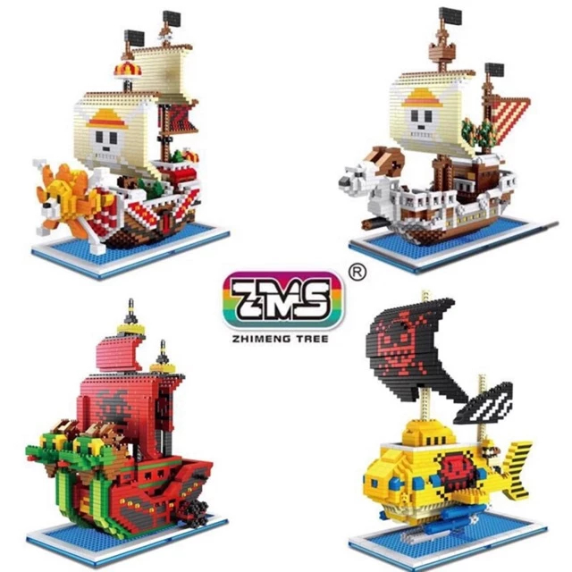One piece Lego Nano Ship Luffy Complete Set thousand sunny 4 Loại Model: Búp bê