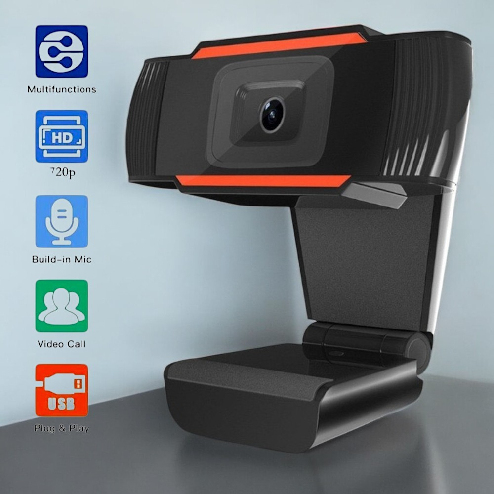 Webcam 4k Cho Máy Tính PC Camera Độ Phân Giải Cao Màn Hình Hd 720P / 1080P