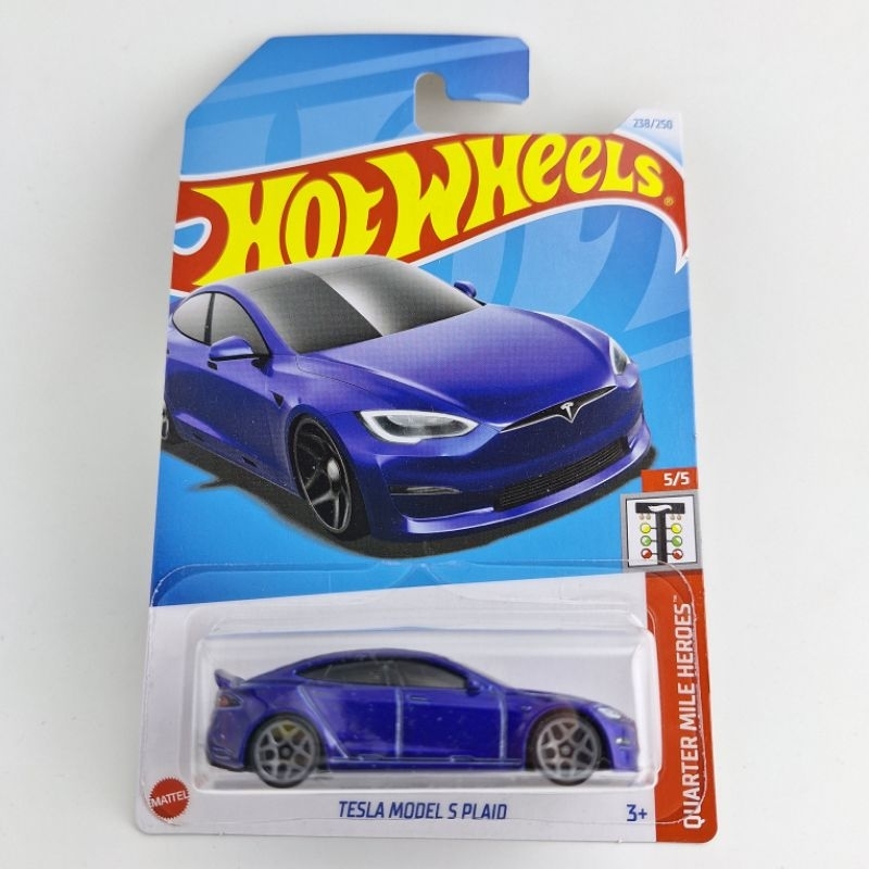 TESLA Xe kim loại Hotwheels TESSA MODEL S PLAID (ib63)