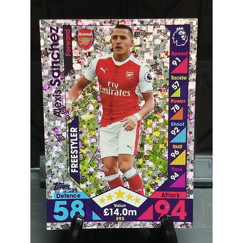 MATCH ATTAX 2016-17 ALEXIS SANCHEZ - MÁY LẠNH MIỄN PHÍ ARSENAL