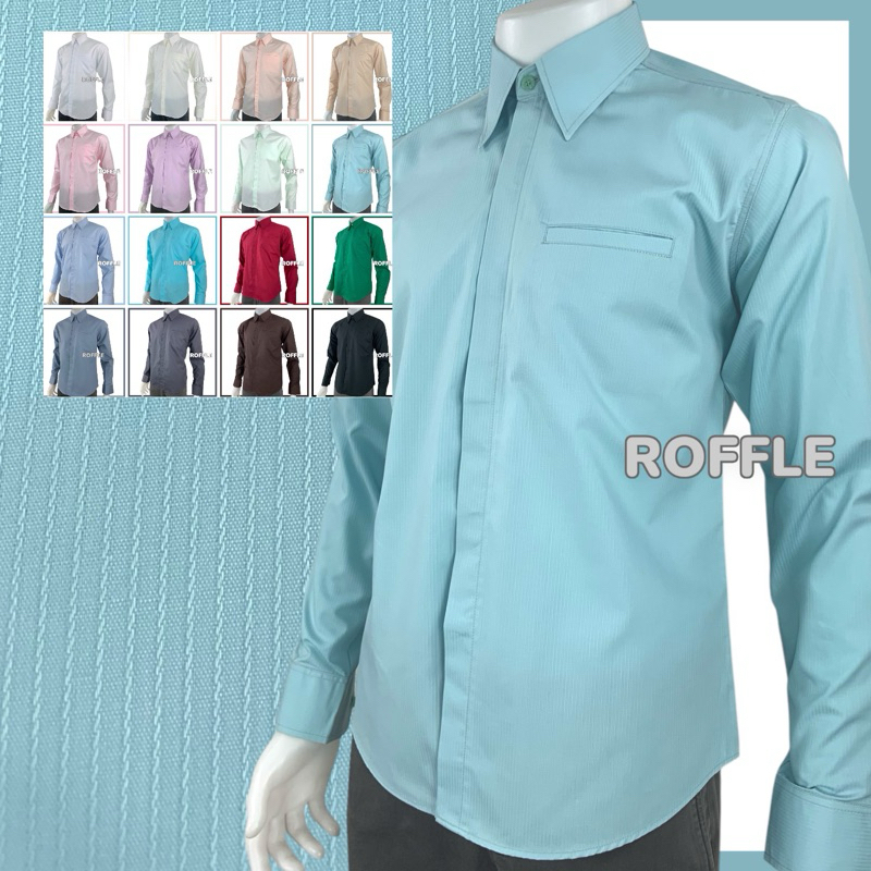 Áo sơ mi có cổ DOBBY Fabric Slim Fit dài tay [DOBBY 2]