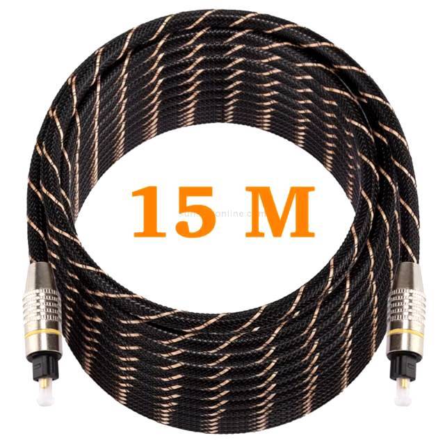 Cáp âm thanh quang kỹ thuật số 15M Cáp AUX Bộ chuyển đổi Toslink bằng sợi cho FOR DVD / TV / Máy tín