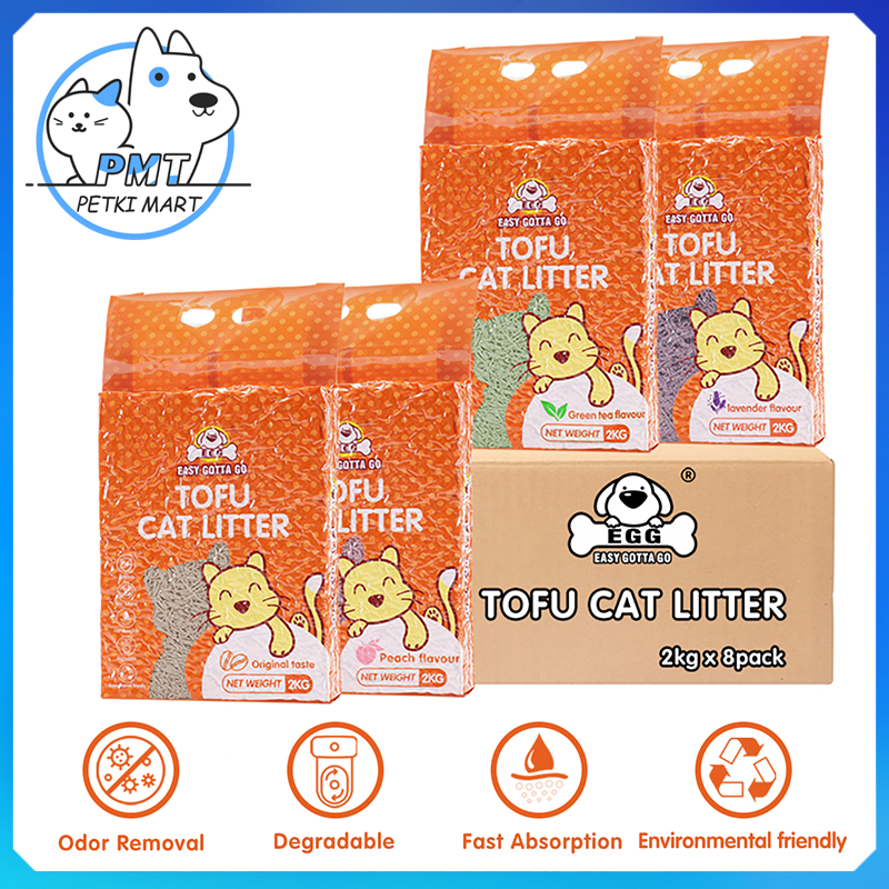 PMT 2KG / 6L Đậu Phụ Mèo Loại Bỏ Mùi Làm Từ Bột Đậu Nành Tự Nhiên. COD