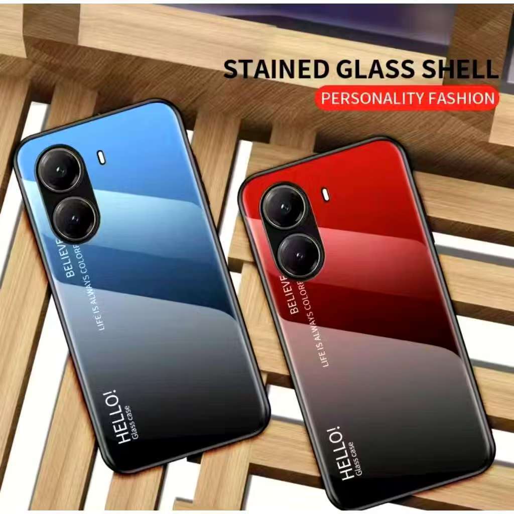 Ốp lưng kính Gradient Xiaomi Redmi A5 / Poco C71 C71 Cạnh mềm chống sốc hai màu