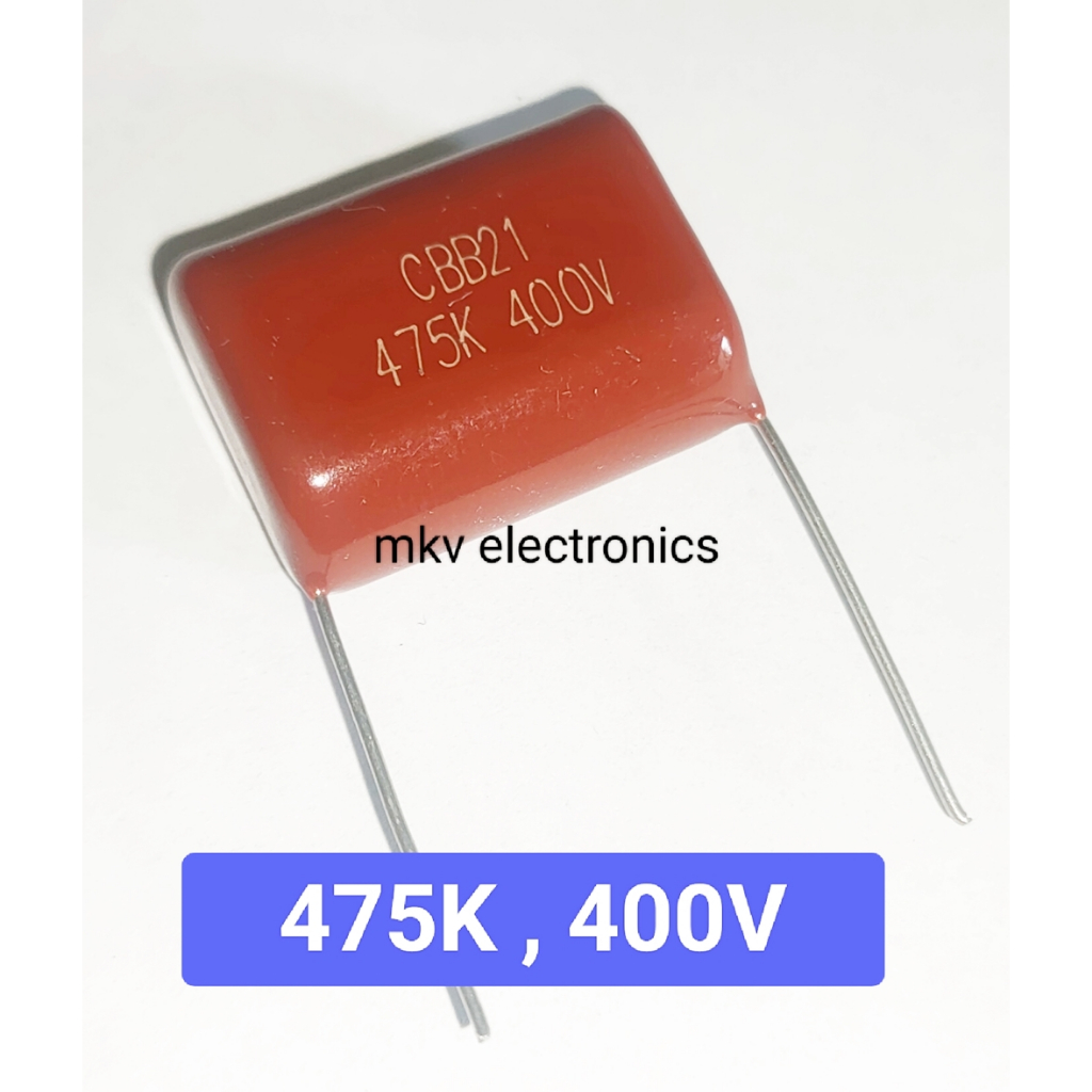 (1 Cái) Phụ tùng tủ hàn điện Tụ điện Mylar 475K 4.7uf 400V (Mã sản phẩm M01445)
