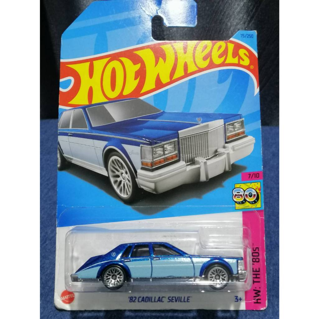 Hot Wheels '82 CADILLAC SEVILLE 7 / 10 HW THE 80'S 75 / 250 Mẫu Xe Mới Chưa Mở