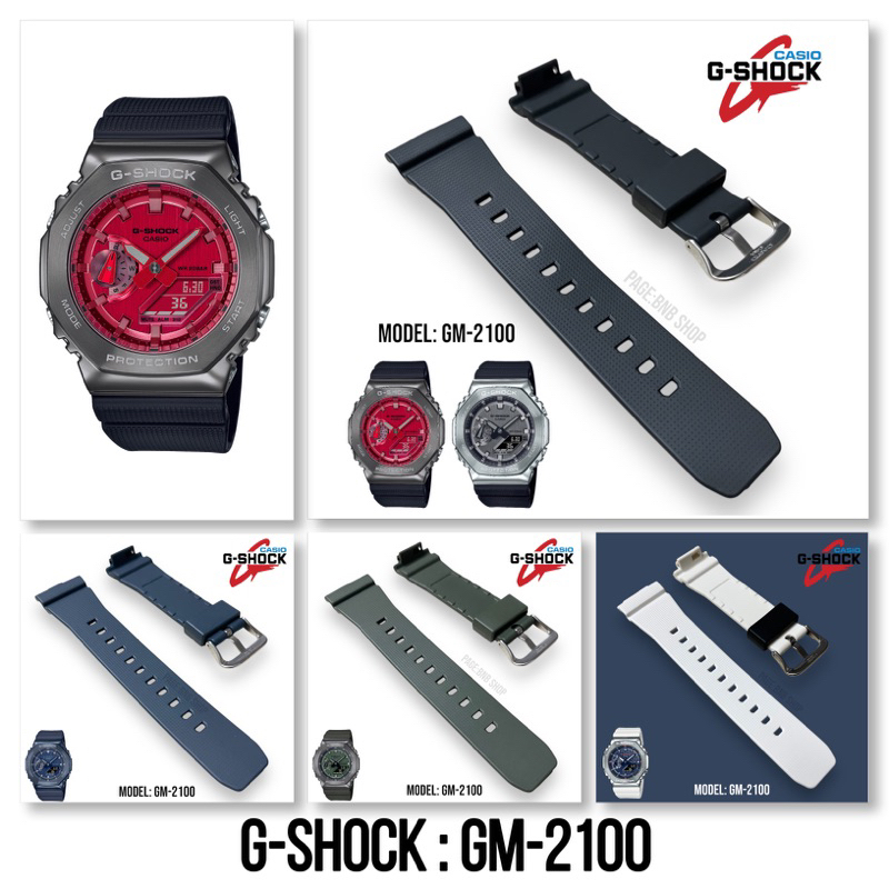 (Tuốc nơ vít miễn phí ️) Dây đeo đồng hồ GSHOCK Model GM-2100 1