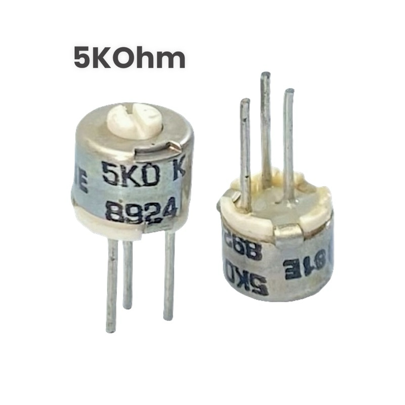 5K (502) (2 Miếng) Âm Lượng Móng Ngựa Timpot Potentiometer VR Tông Đơ Tông Đơ Điện Trở Biến
